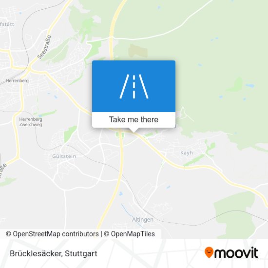Brücklesäcker map