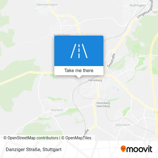 Карта Danziger Straße