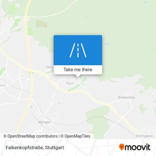 Falkenkopfstraße map