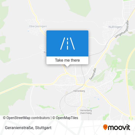 Geranienstraße map
