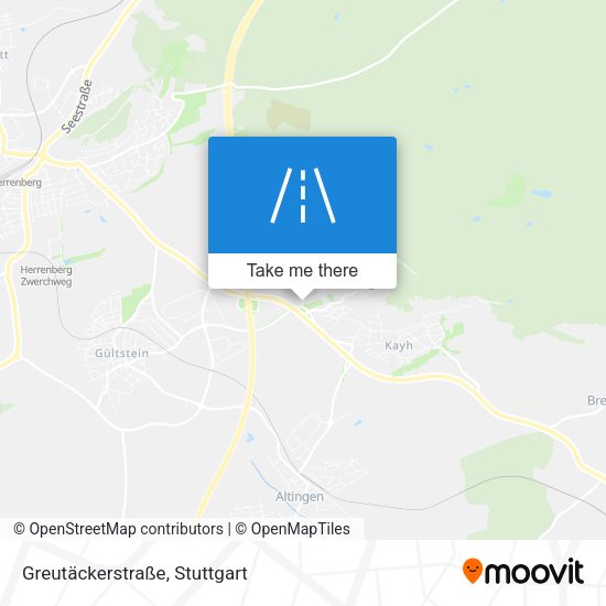 Карта Greutäckerstraße