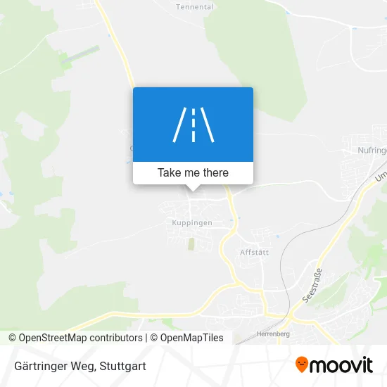 Карта Gärtringer Weg