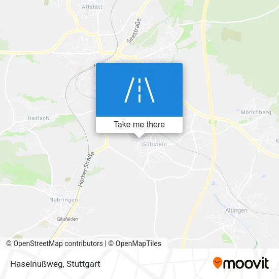 Карта Haselnußweg
