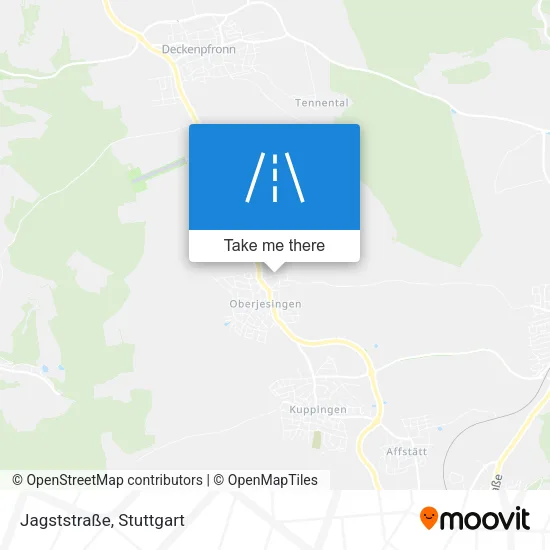 Карта Jagststraße