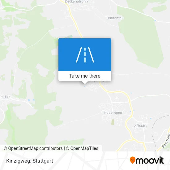 Карта Kinzigweg