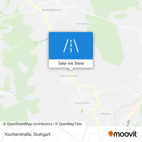 Карта Kocherstraße