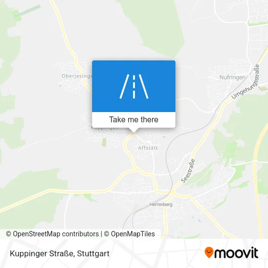 Карта Kuppinger Straße