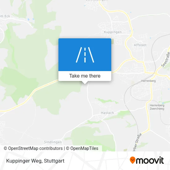 Карта Kuppinger Weg