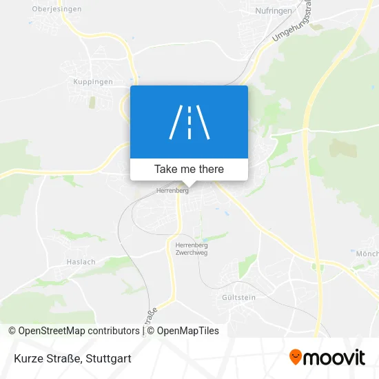 Карта Kurze Straße