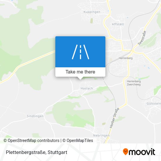 Карта Plettenbergstraße