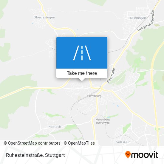 Ruhesteinstraße map