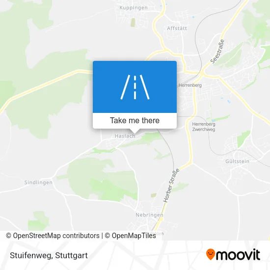 Карта Stuifenweg