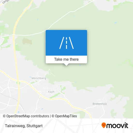 Карта Talrainweg