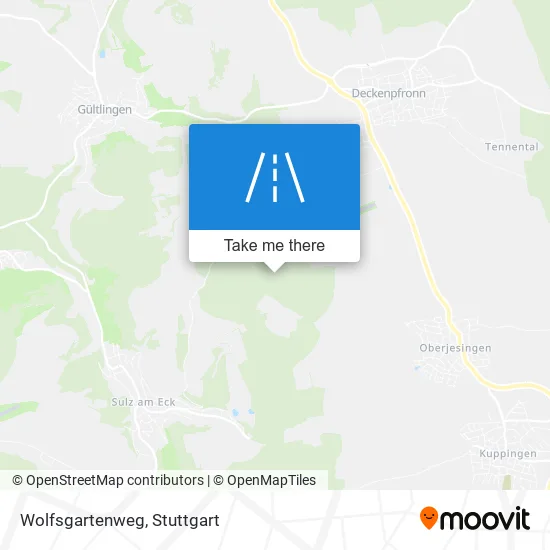 Карта Wolfsgartenweg