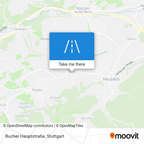 Bucher Hauptstraße map
