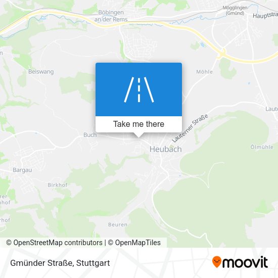 Gmünder Straße map