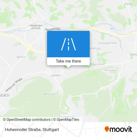 Карта Hohenroder Straße