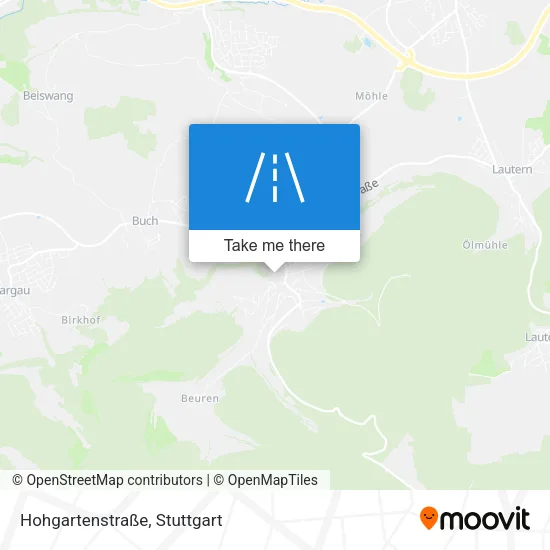 Hohgartenstraße map