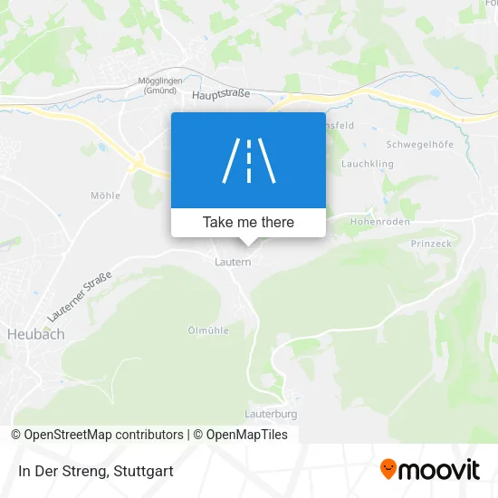 Карта In Der Streng