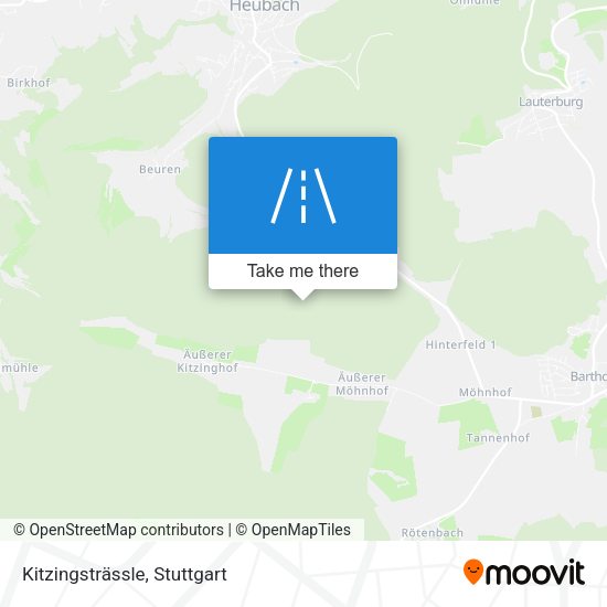 Kitzingsträssle map