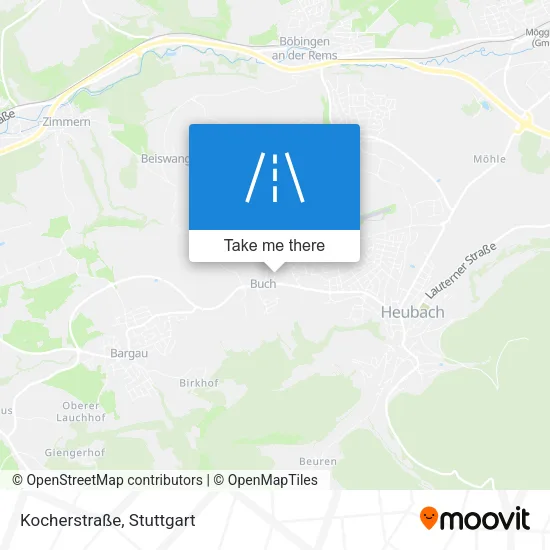 Kocherstraße map