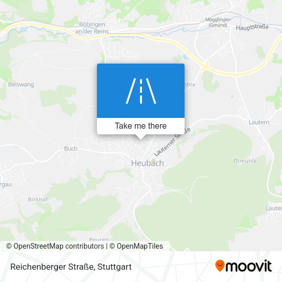Reichenberger Straße map