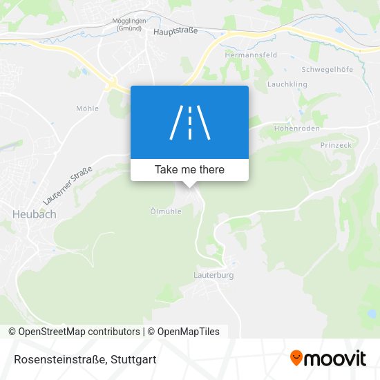 Rosensteinstraße map
