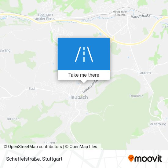 Scheffelstraße map