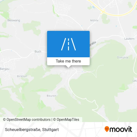 Карта Scheuelbergstraße