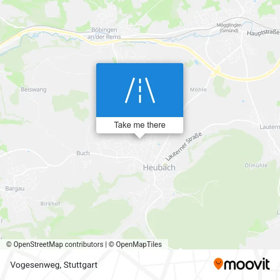 Карта Vogesenweg