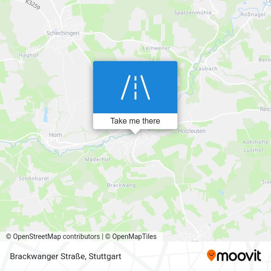 Brackwanger Straße map