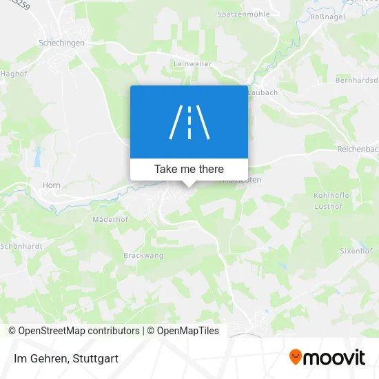 Карта Im Gehren
