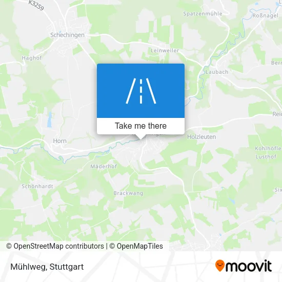 Карта Mühlweg
