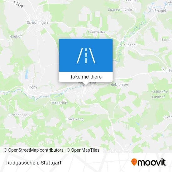 Карта Radgässchen