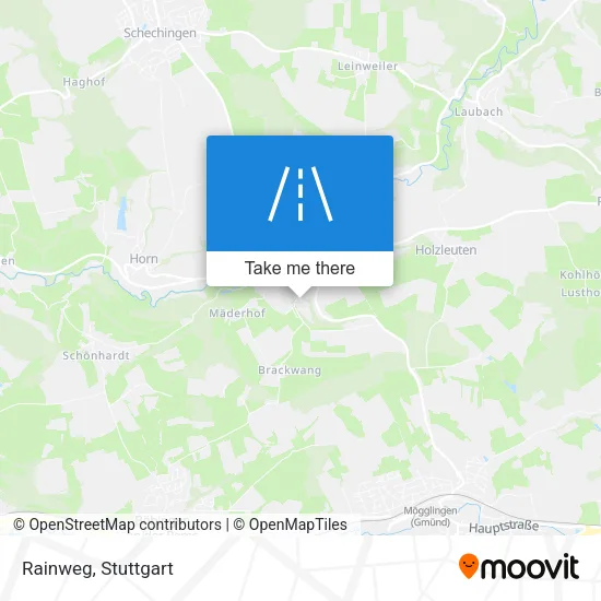 Rainweg map
