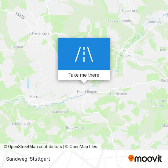 Карта Sandweg