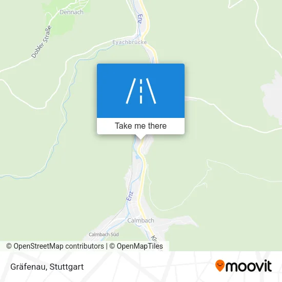 Gräfenau map