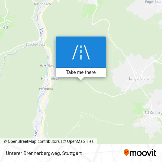 Карта Unterer Brennerbergweg