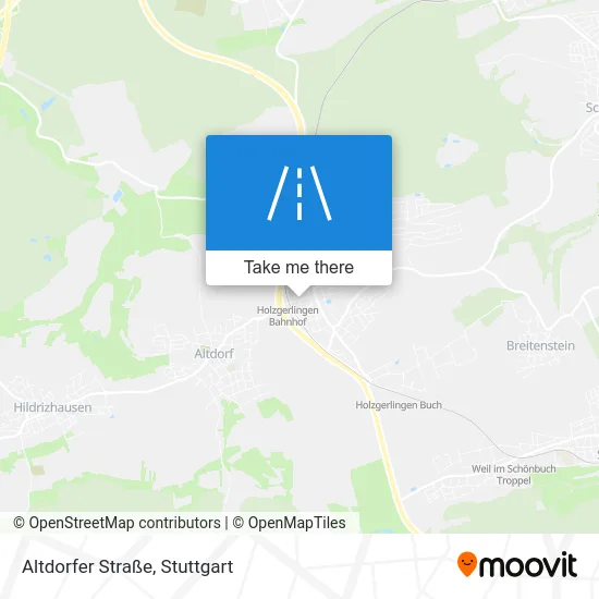 Карта Altdorfer Straße