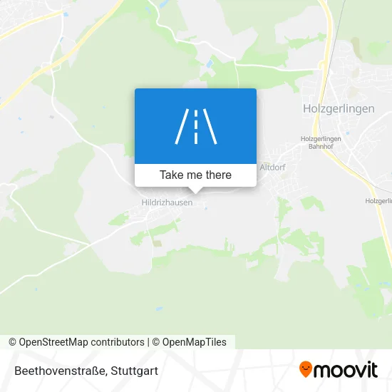 Карта Beethovenstraße