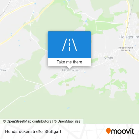 Карта Hundsrückenstraße