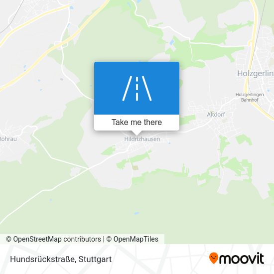 Hundsrückstraße map