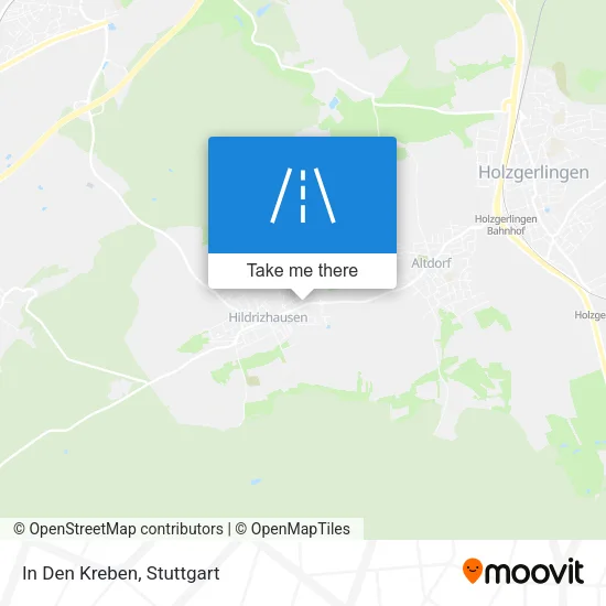 Карта In Den Kreben