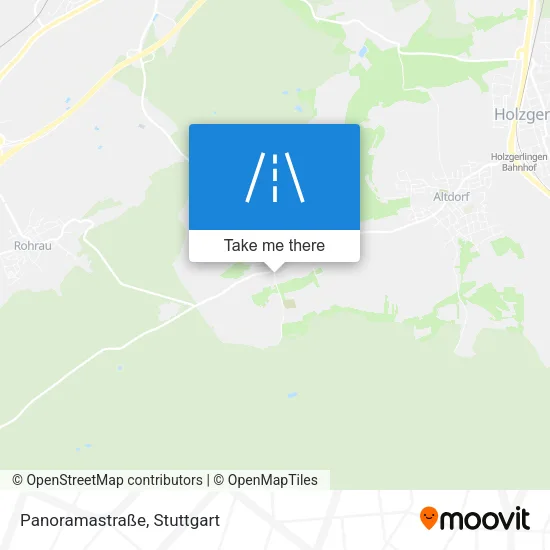 Карта Panoramastraße