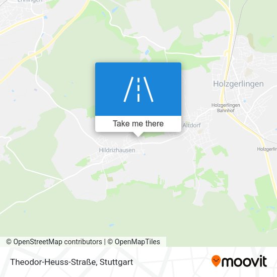 Theodor-Heuss-Straße map