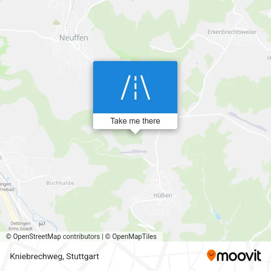 Kniebrechweg map