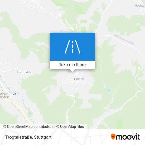 Карта Trogtalstraße