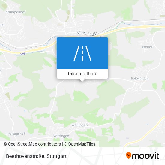 Beethovenstraße map