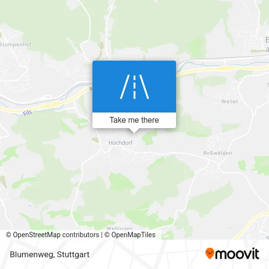 Карта Blumenweg