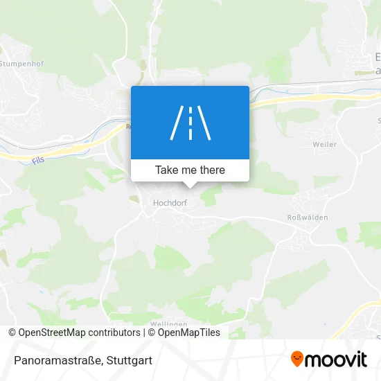 Карта Panoramastraße